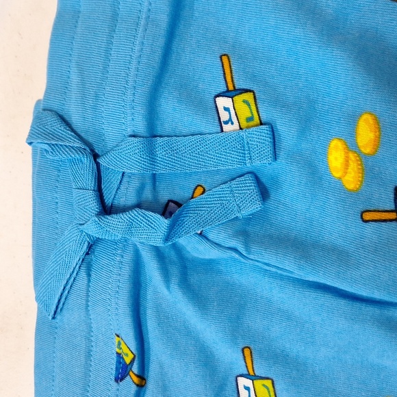NEW! Men's Big & Tall Hanukkah Matching Family Pajama Set, Blue - Wondershop - Picture 4 of 11
